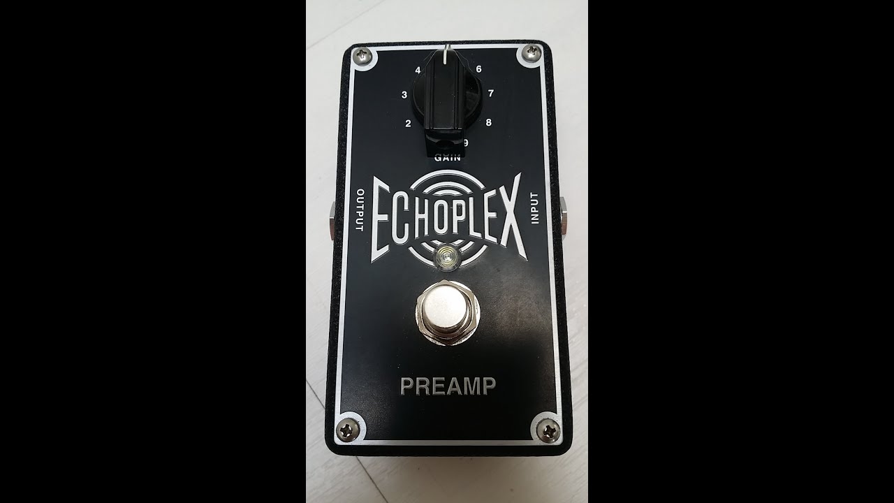 Dunlop Echoplex Preamp Demo (HQ Audio)