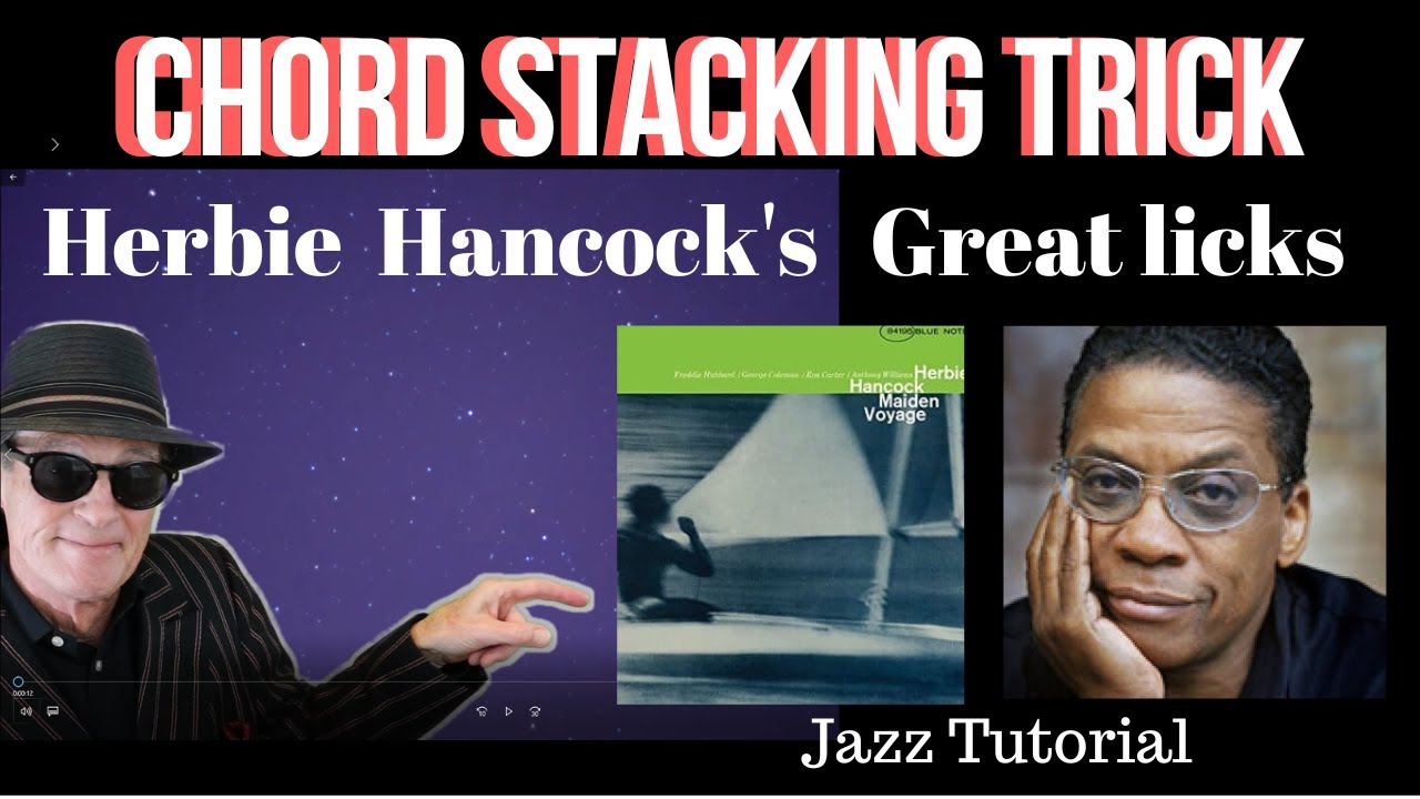 CHORD STACKING TRICK: Herbie Hancocks' greatest licks. Jazz Tutorial