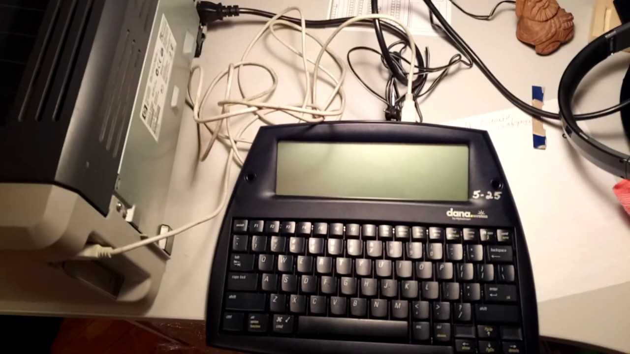 Dana AlphaSmart printing