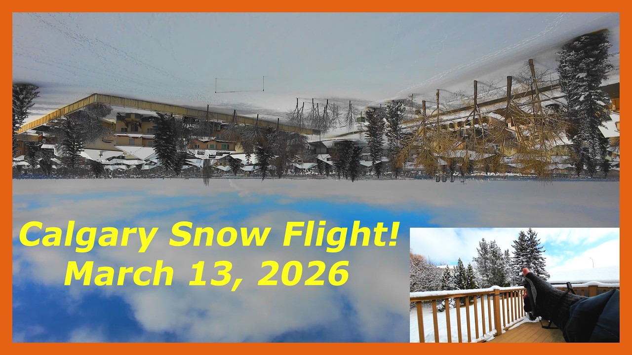 Flight After Snow Dump! 🌨️🚁🇨🇦❄️ #calgary #dji #djiavata2 #snow