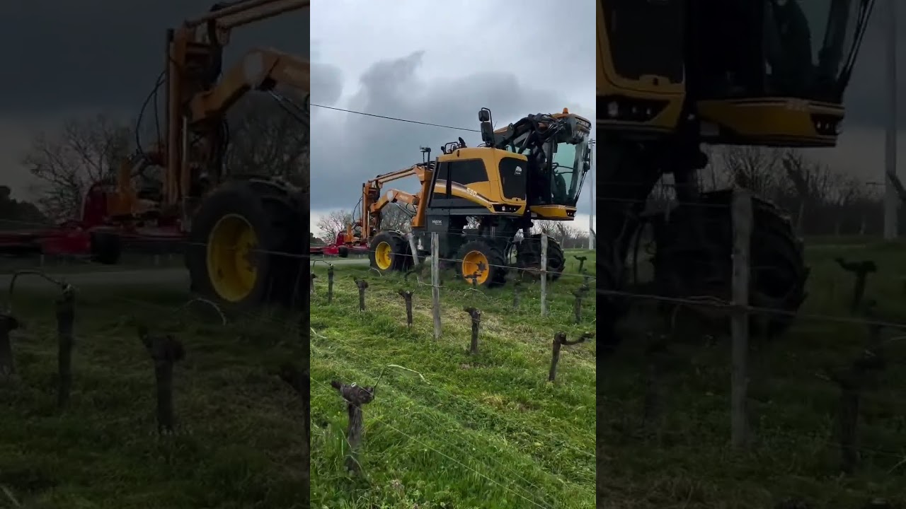 Two in one #thewinearound #wine #vineyard #viticulture #agriculture #tractor #sauternes