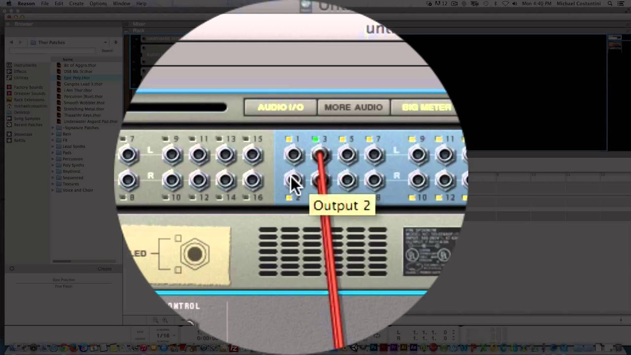 Reason 8 Integration Into Logic X Quick Tutorial