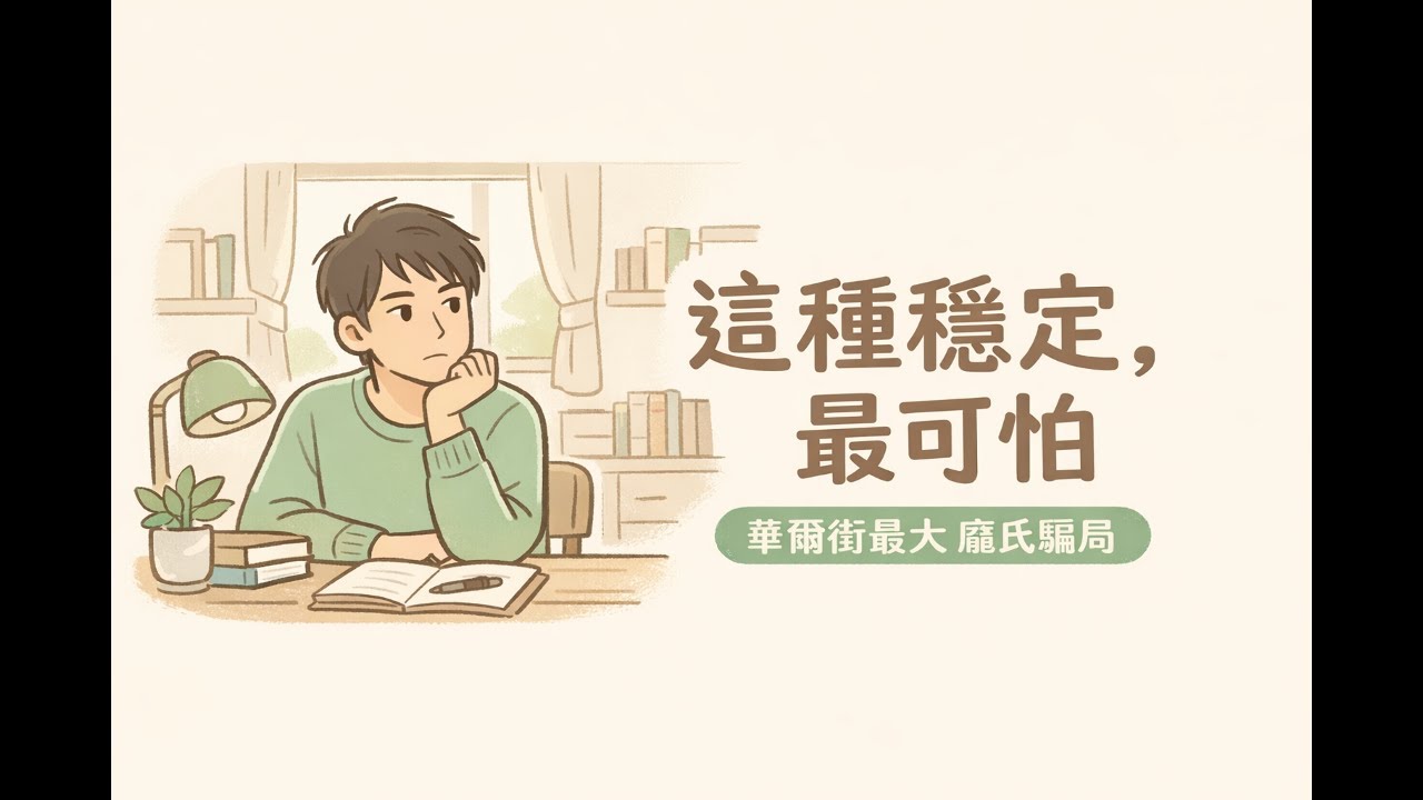 為什麼「最穩定的投資」反而最危險？一次學會避開龐氏騙局｜華爾街最大騙局給我們的不是教訓，而是一套判斷方法