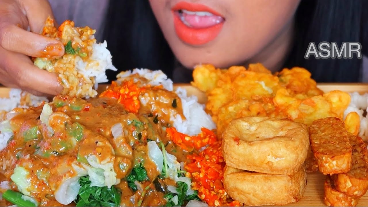 ASMR NASI PECEL ||MUKBANG INDONESIA #ASMR #asmrsounds #eatingsounds #nasipecel