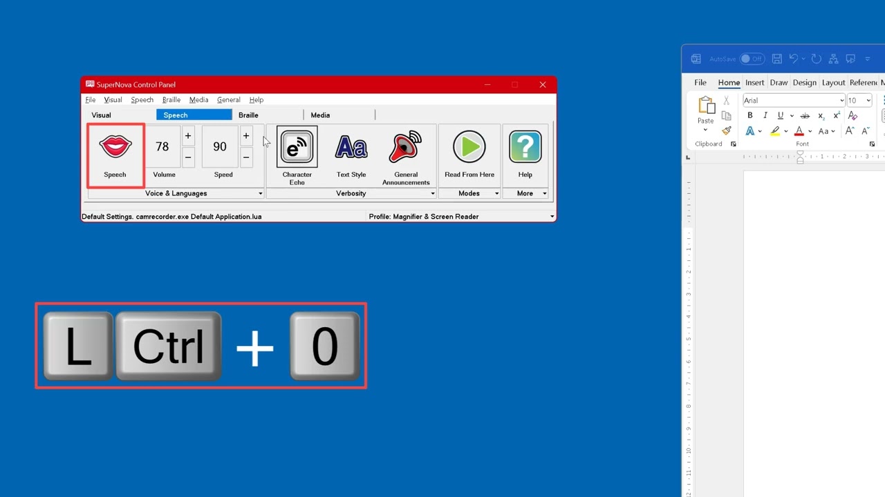 SuperNova How to use character echo