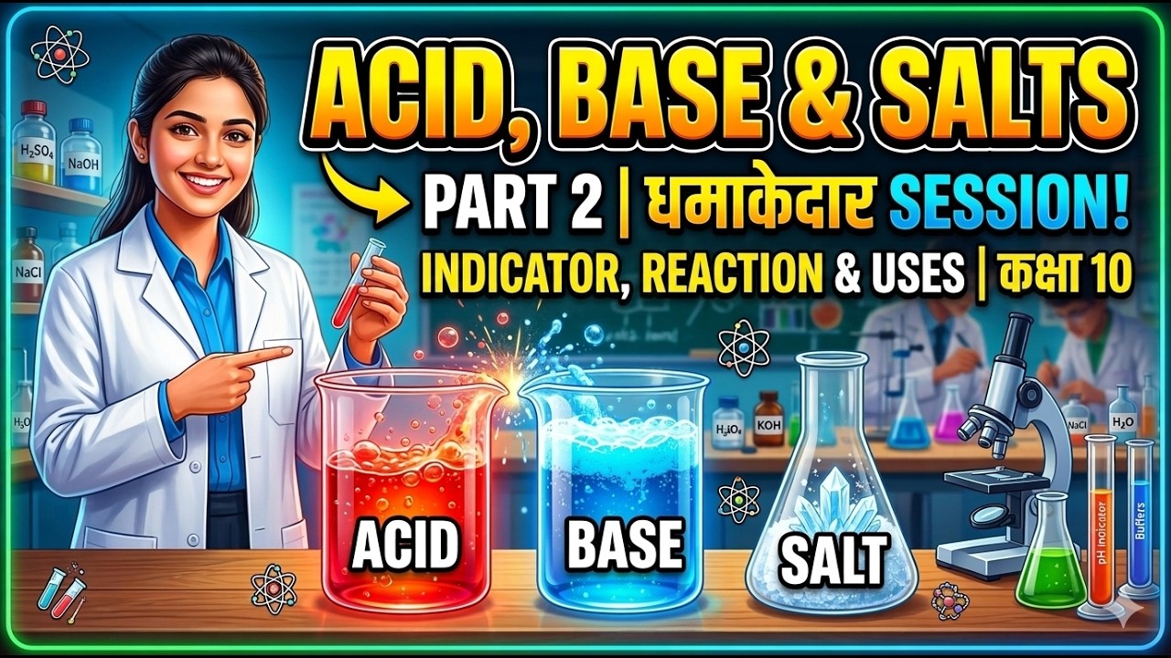 Acid Base and Salt Part- 2 | Class 10 Science | Easy Explanation