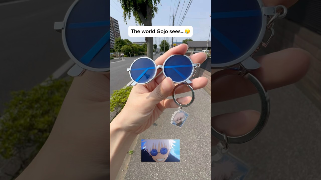 What does Gojo see&hellip;👀#jujutsukaisen #jjk #gojo #gojosunglass #hiddeninventory #money #jjkmovie