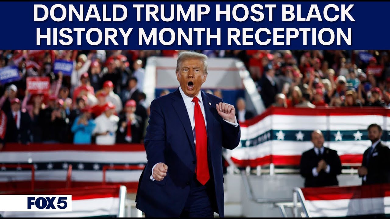 LIVE: President Donald Trump speaks at Black History Month reception