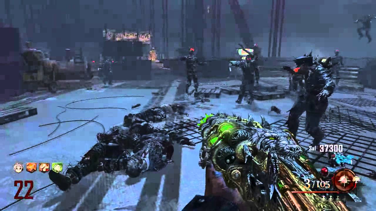 Black Ops 2 Zombies :: Golden Gate Bridge Gameplay + Vitriolic Withering + Meat Grinder