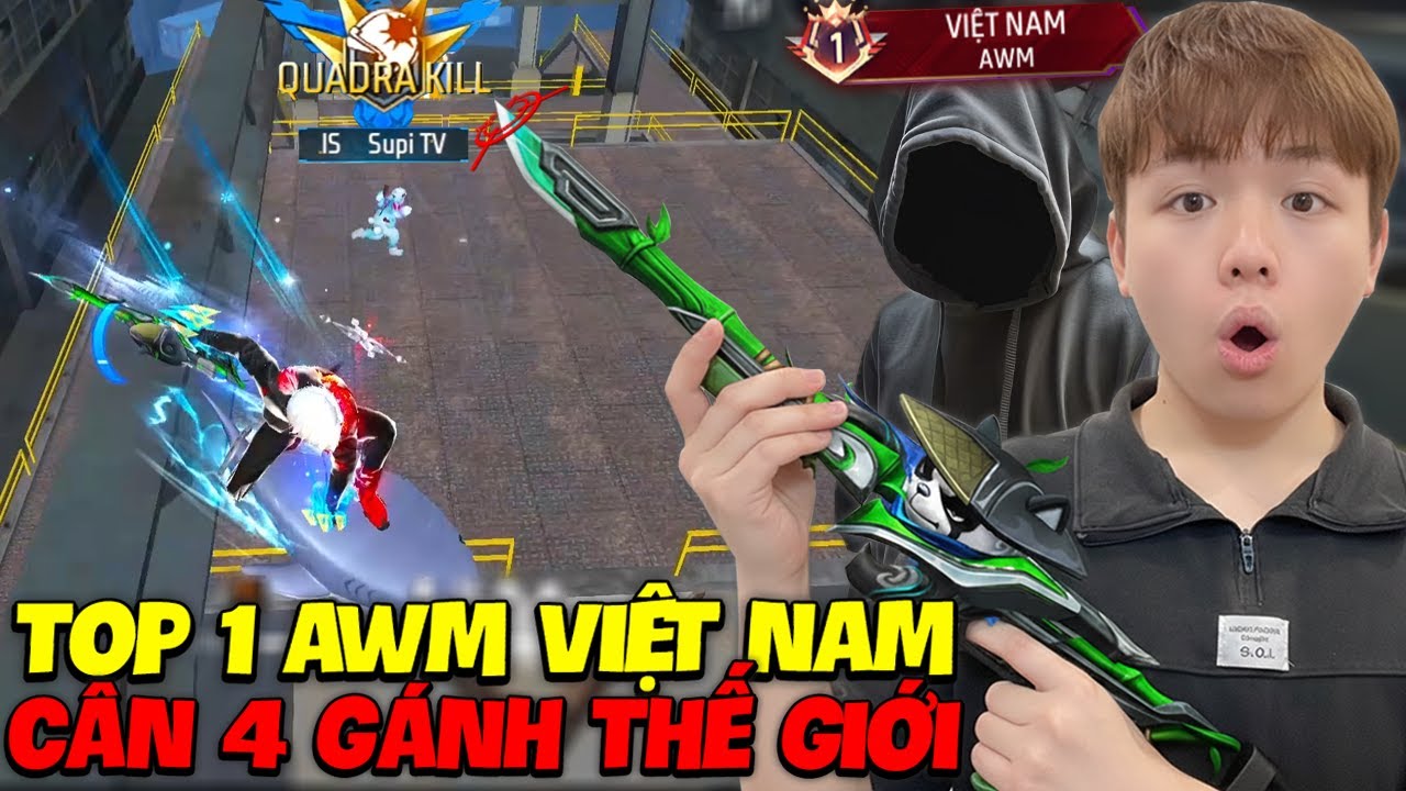 Supi Trở Thành Top 1 AWM VN Gánh Thế Giới Cân 4 Bị Đồng Đội Hiểu Lầm Ban Acc Và Cái Kết