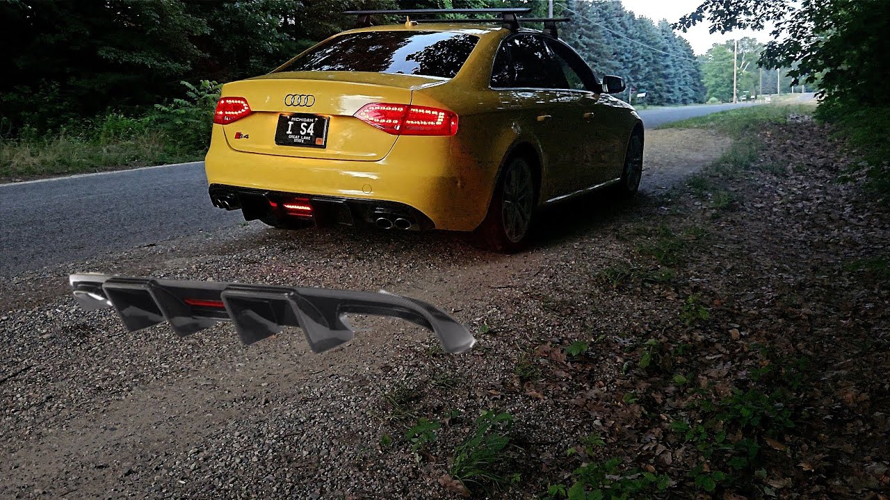 Carbon Fiber Diffuser | Audi S4 B8
