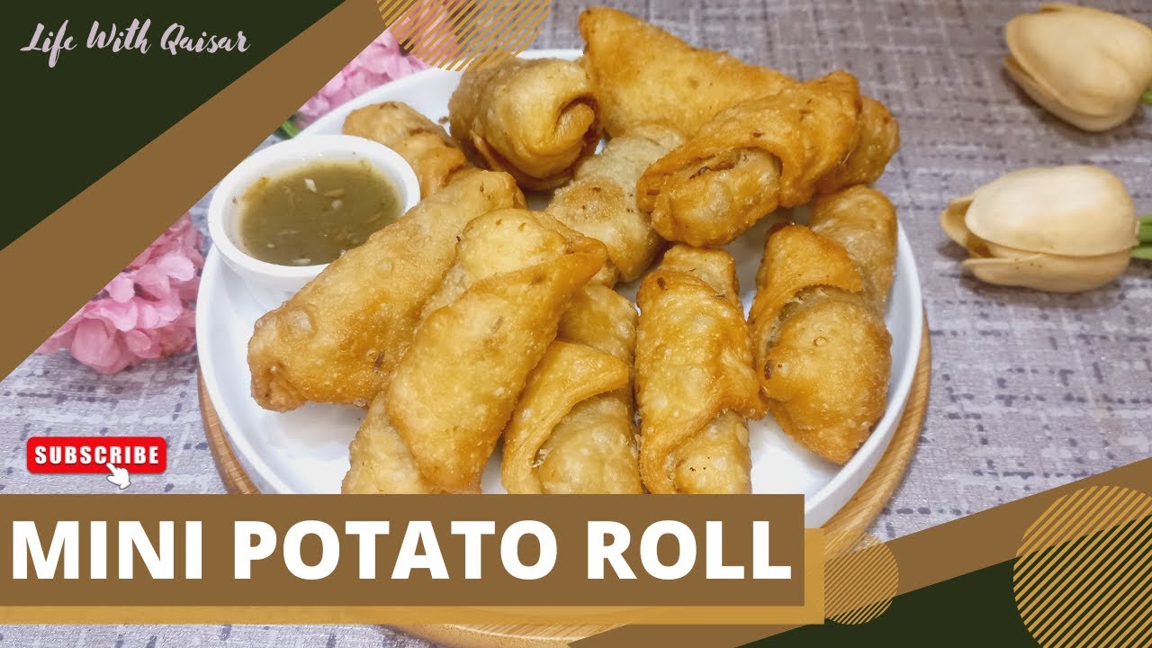 Delicious Mini Potato Roll & Samosa | Aalu Samosa | Mini Samosa | Iftar recipes | Roll samosa recipe