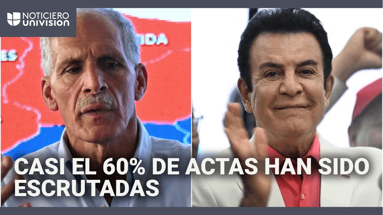 Elecciones en Honduras: resultados preliminares indican empate técnico entre Asfura y Nasralla