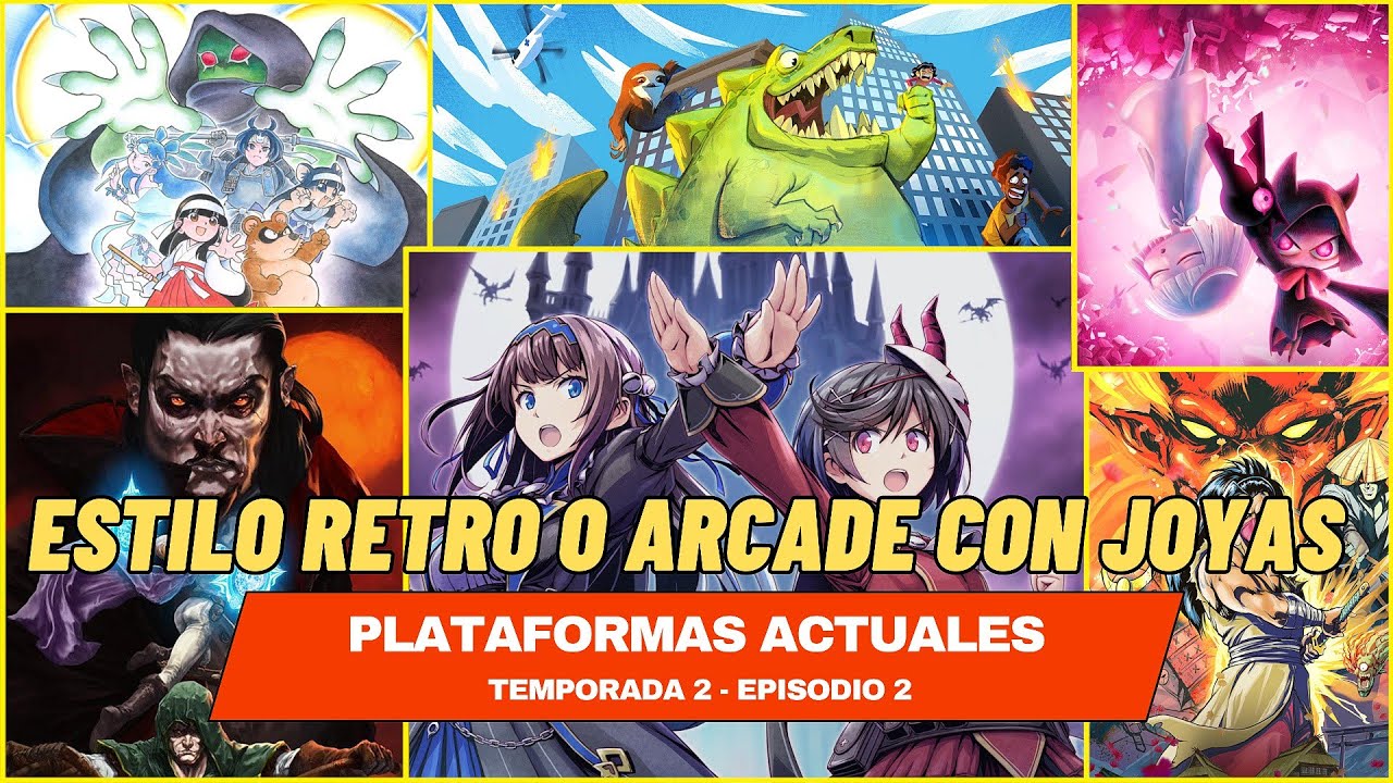 JUEGOS Estilo Retro o Arcade con Joyas Escondidas (Plataformas Actuales) T2E2