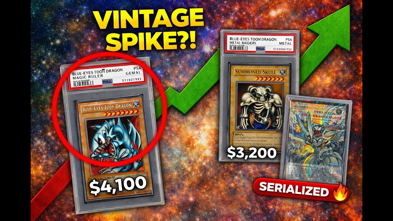 Обзор рынка Yu-Gi-Oh!: Blue-Eyes Toon Dragon, Summoned Skull Rising + обновление коллекции Limit ...