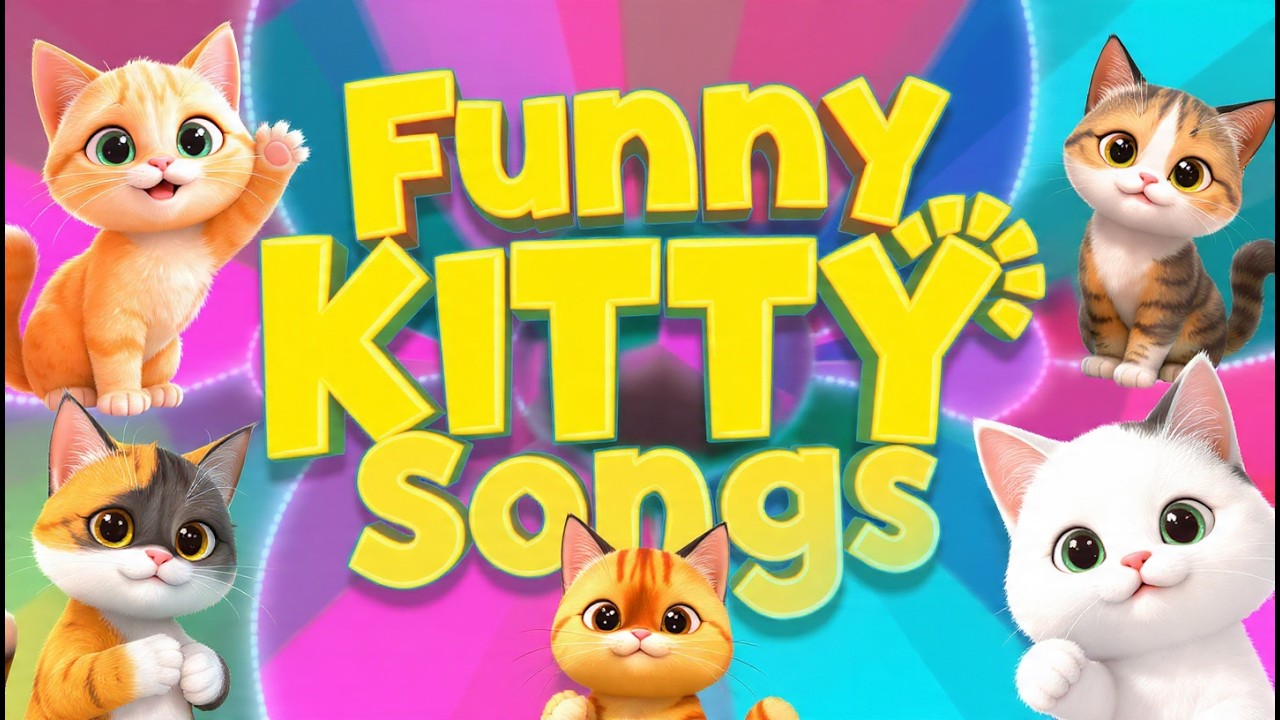🎶 Magical Kitten Rhymes | Nursery Songs for Kids | Cute Cat Music Adventure 🐱✨
