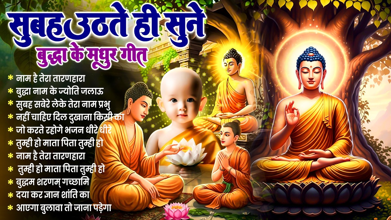 ☸️तथागत भगवान बुद्ध सदा सहाय रहेंगे सुबह उठते ही रोज़ सुनें ये मंगल गीत ~ Best Buddha Bhajan #buddha