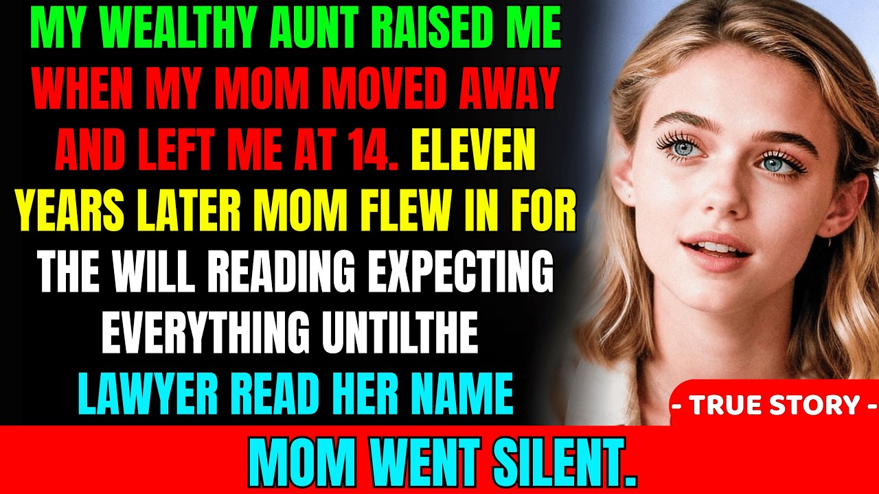 My Wealthy Aunt Took Me In After My Mom Left for a New Life at 14, Unaware That 11 Years Later Sh...