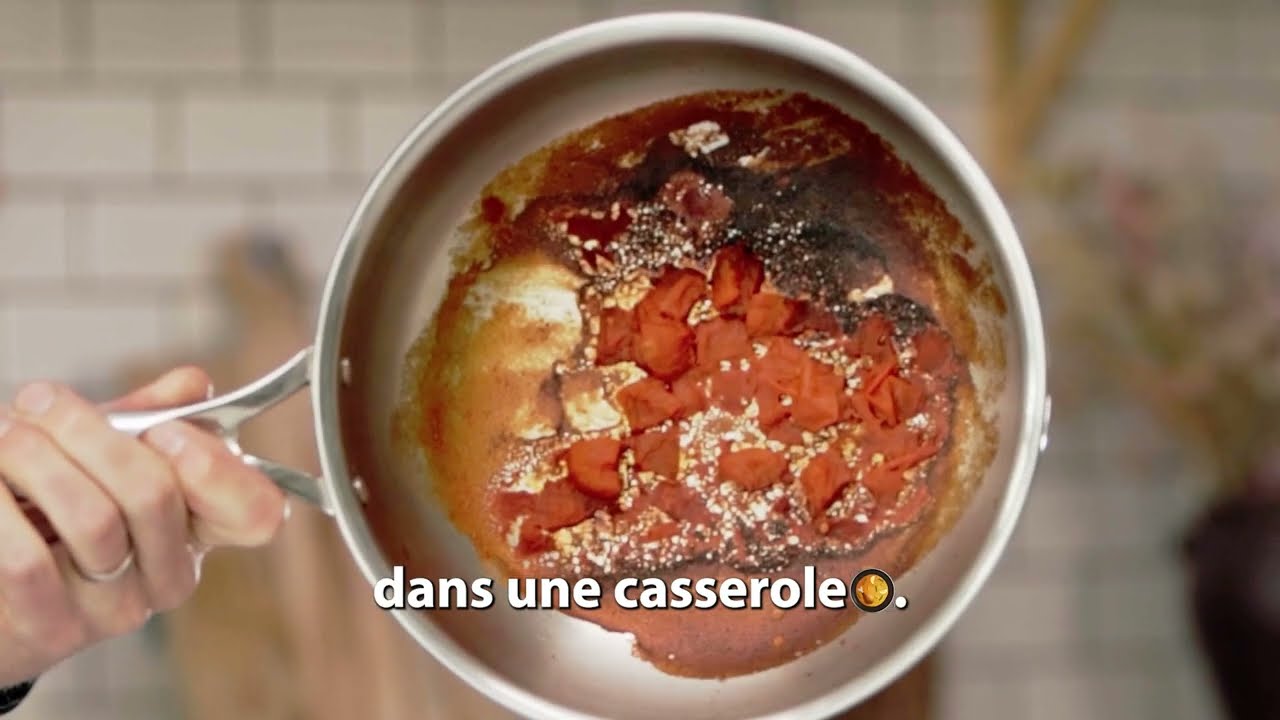 Comment nettoyer une casserole en inox brul&eacute;e ? avec CRISTEL
