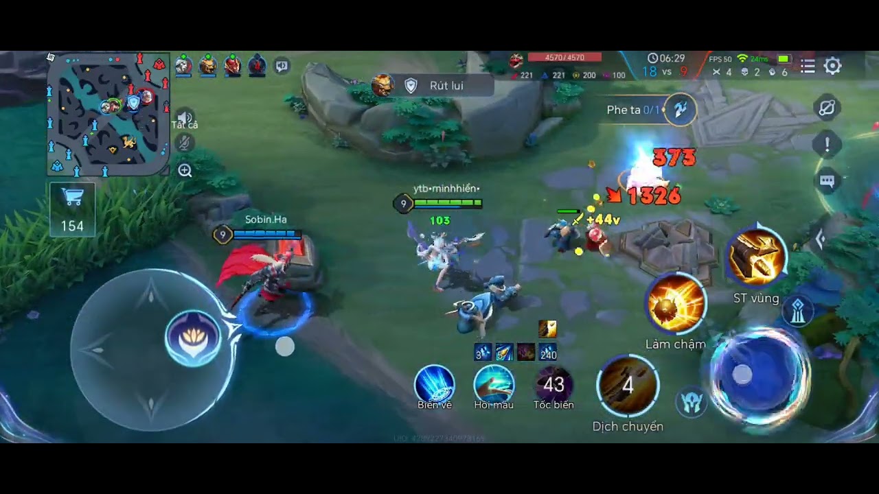  Pha backdoor khi team chơi quá hay và cái kết quá tuyêt vời#violet #lienquanmobile 