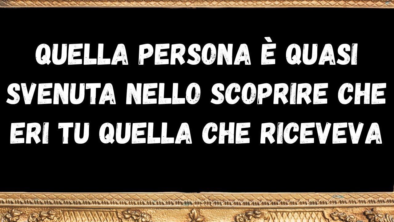 “Quella persona è quasi svenuta nello scoprire che eri tu quella che riceveva messaggi dagli angeli