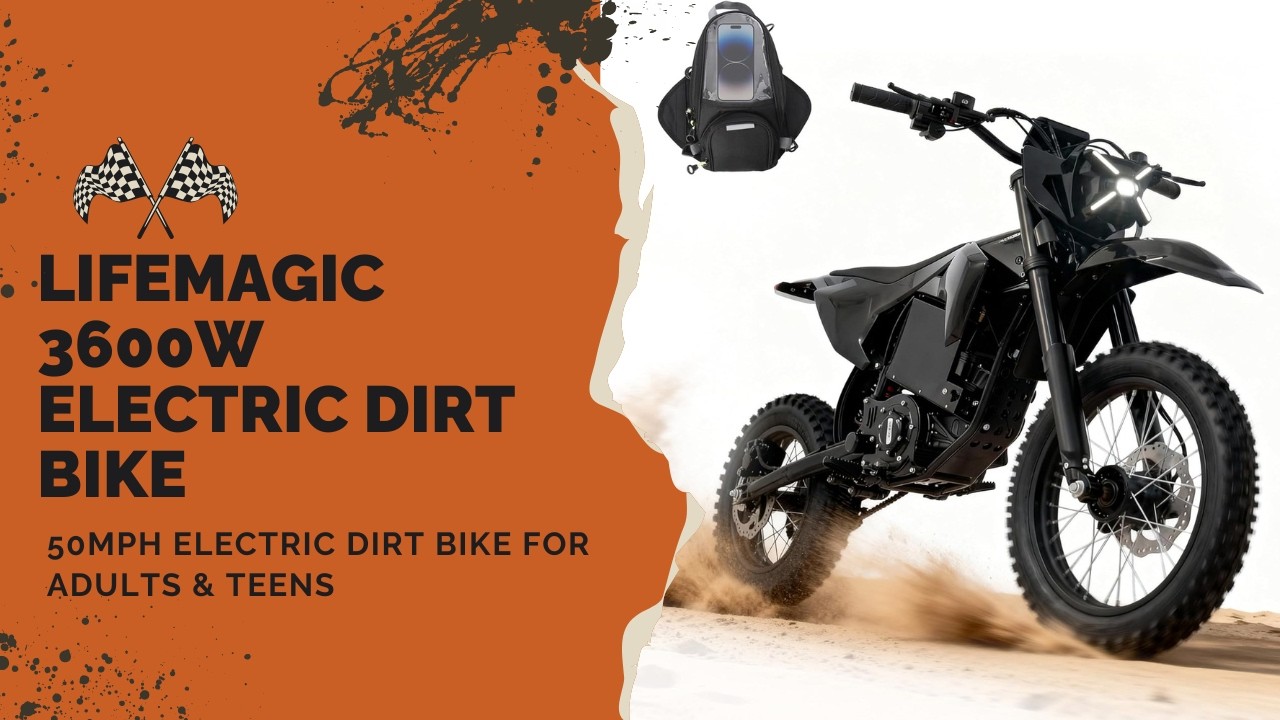LIFEMAGIC 3600W Electric Dirt Bike Review – 50MPH Off-Road Beast