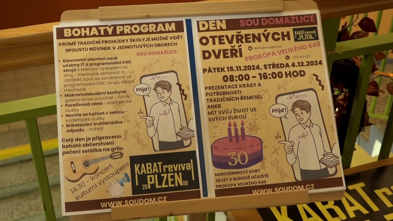 Den otevřených dveří SOU Domažlice - listopad 2024