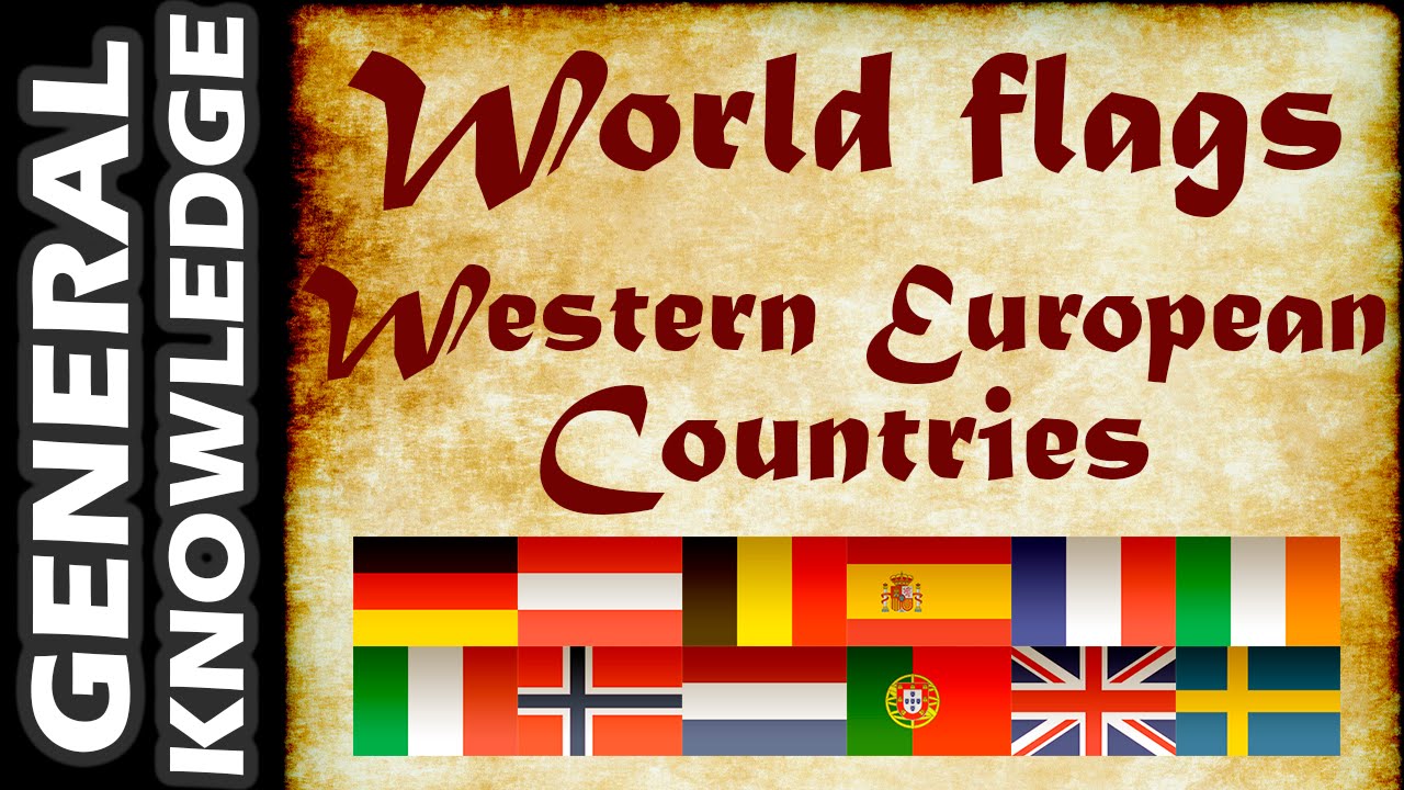 World Flags - Western European Countries