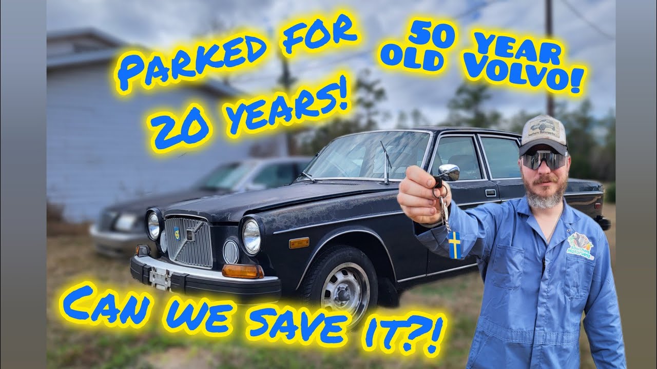 50 year old Volvo 164e revival! Sitting for 20 years! Can we save it?! Part 1.