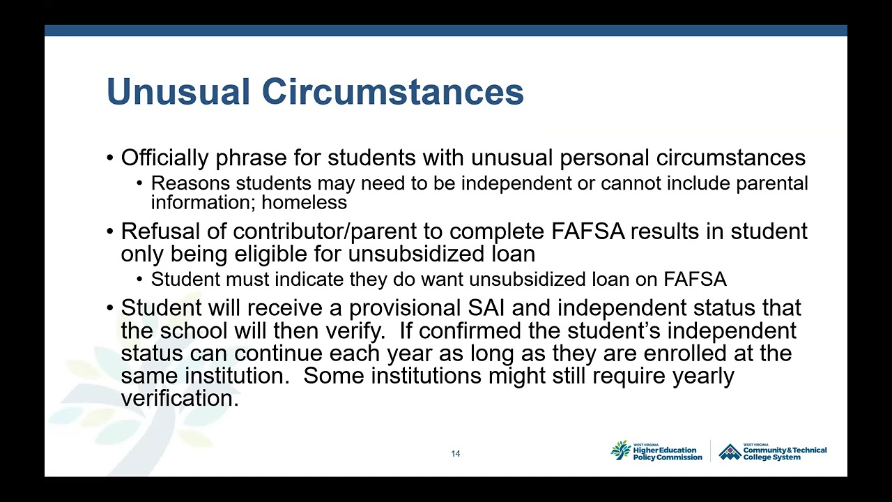 FAFSA Line by Line