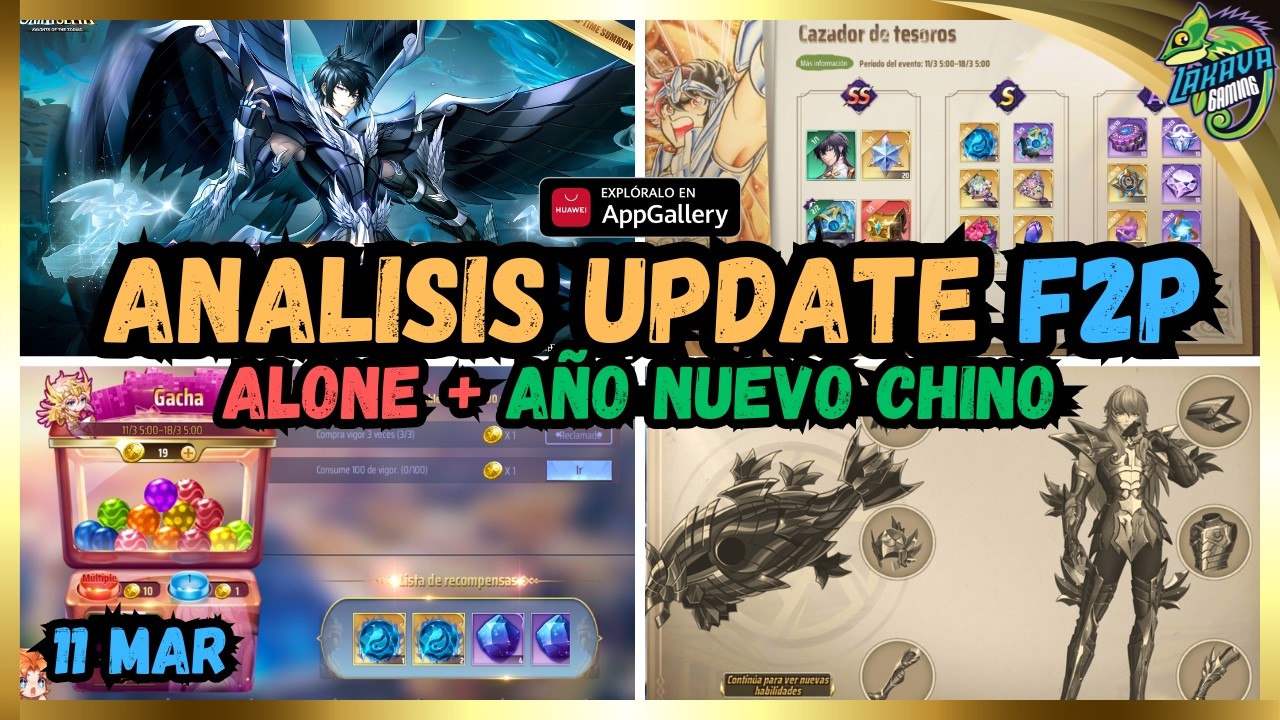 MEGA Update ALONE + Año Nuevo Chino Saint Seiya Awakening Muchos Eventos!