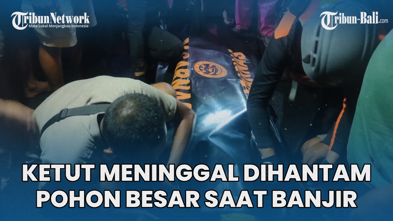 Banjir Bandang Terjang Desa Banjar Buleleng Bali, Ketut Meninggal Dunia Dihantam Pohon Besar