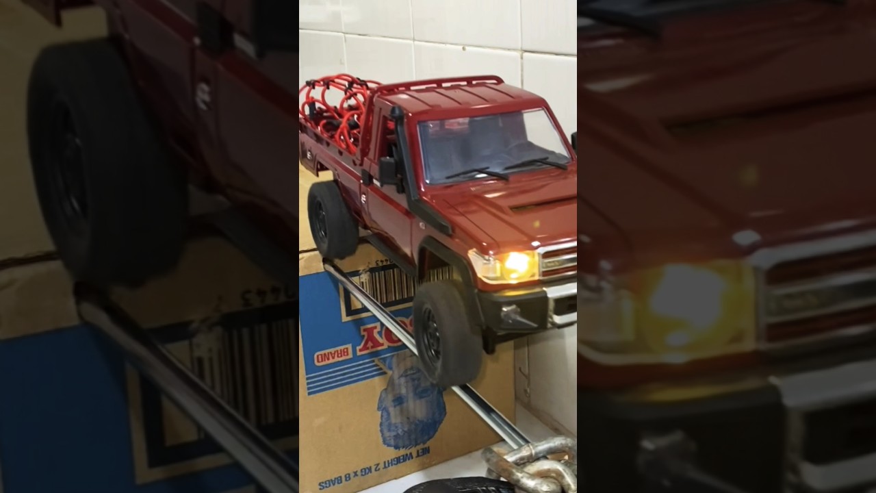 Toyoto MN82 Crossing The Iron Bridge Setup #rcoffoad #remotecontrolcars #rc12m #remote