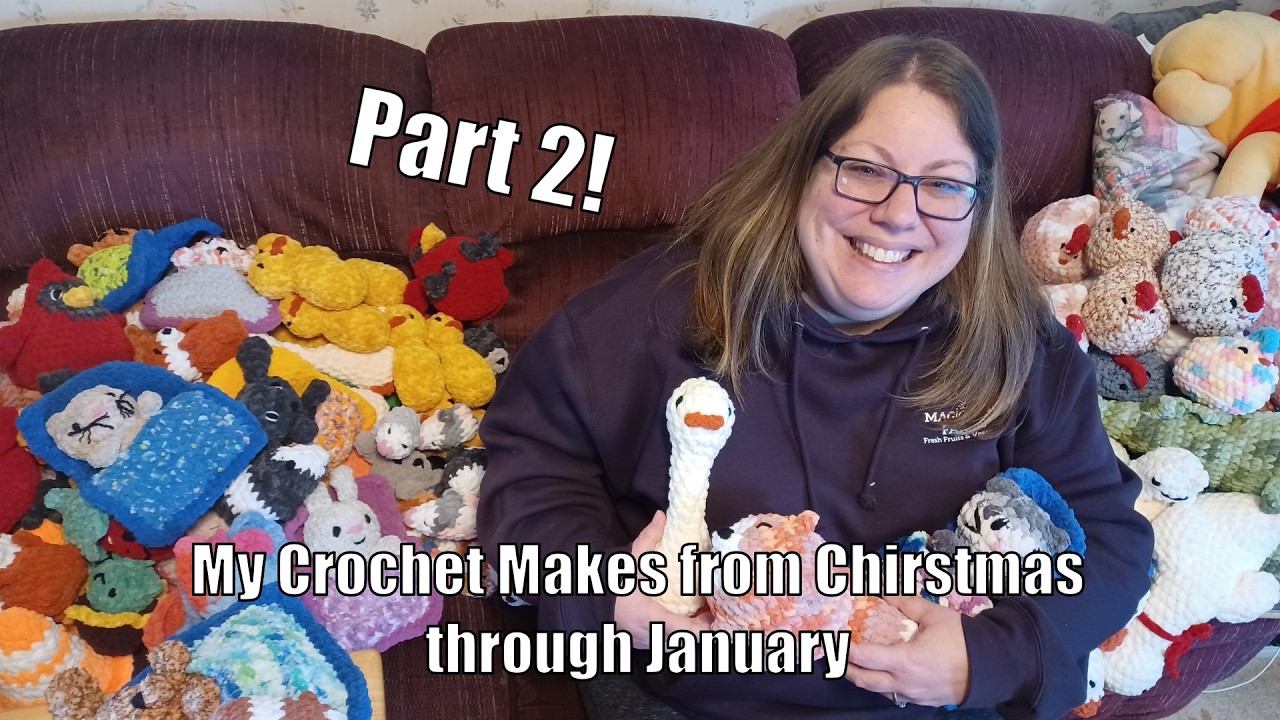 My crochet makes from Christmas through January part 2 of 2