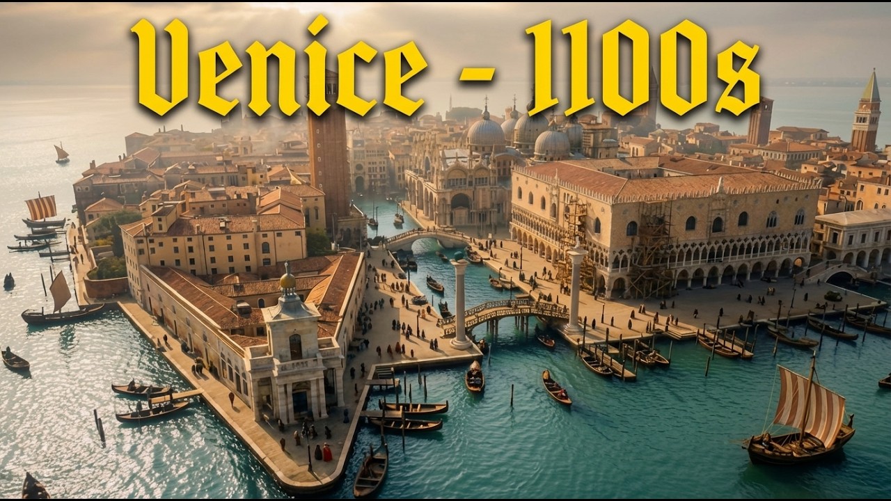 Venice in 1101 - Lagoon to Empire (AI Reconstruction)