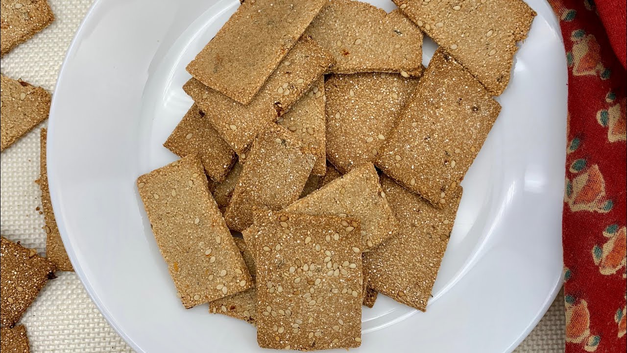 Gluten-free Amaranth Crackers