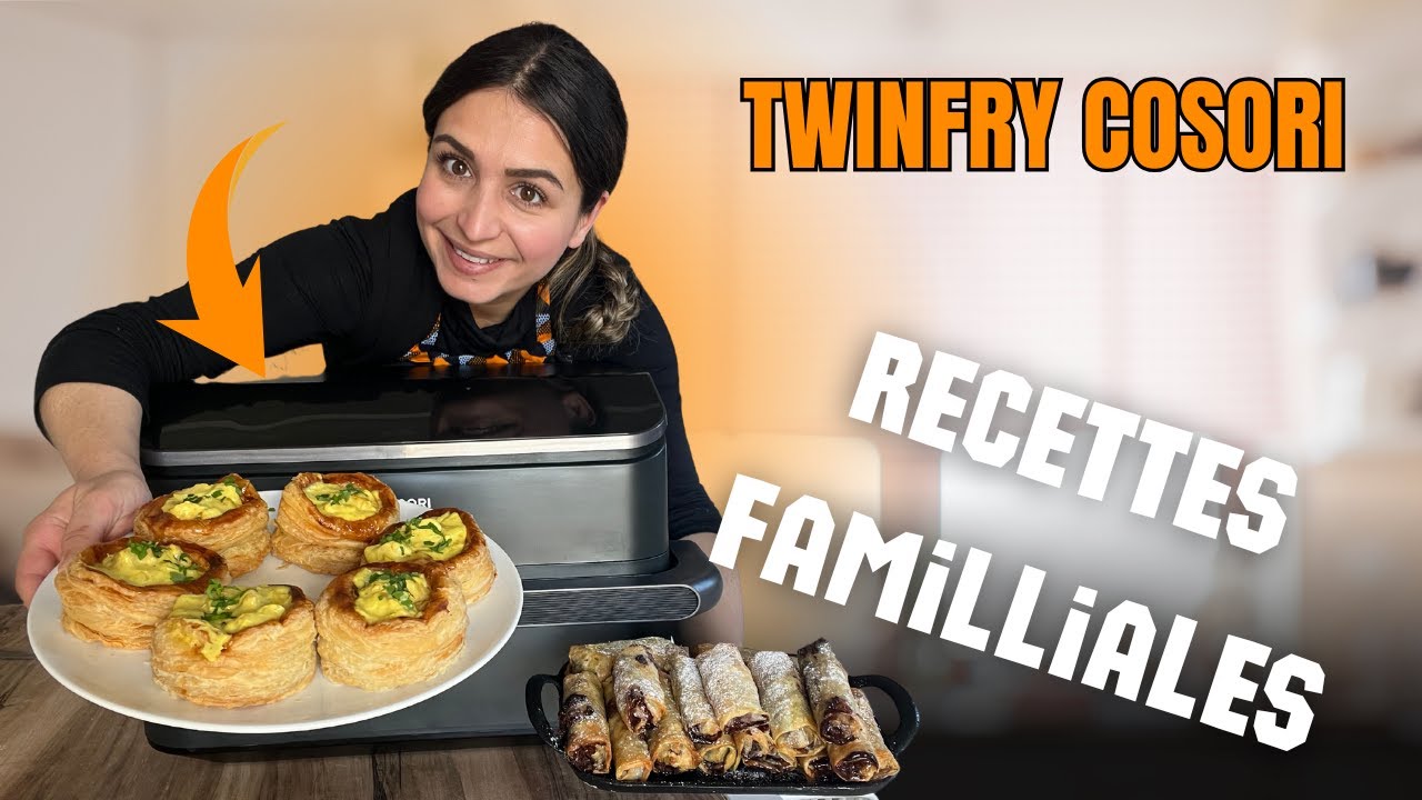 😋Régalez toute votre famille avec ces 2 recettes simples au AIRFRYER COSORI TWINFRY 10L