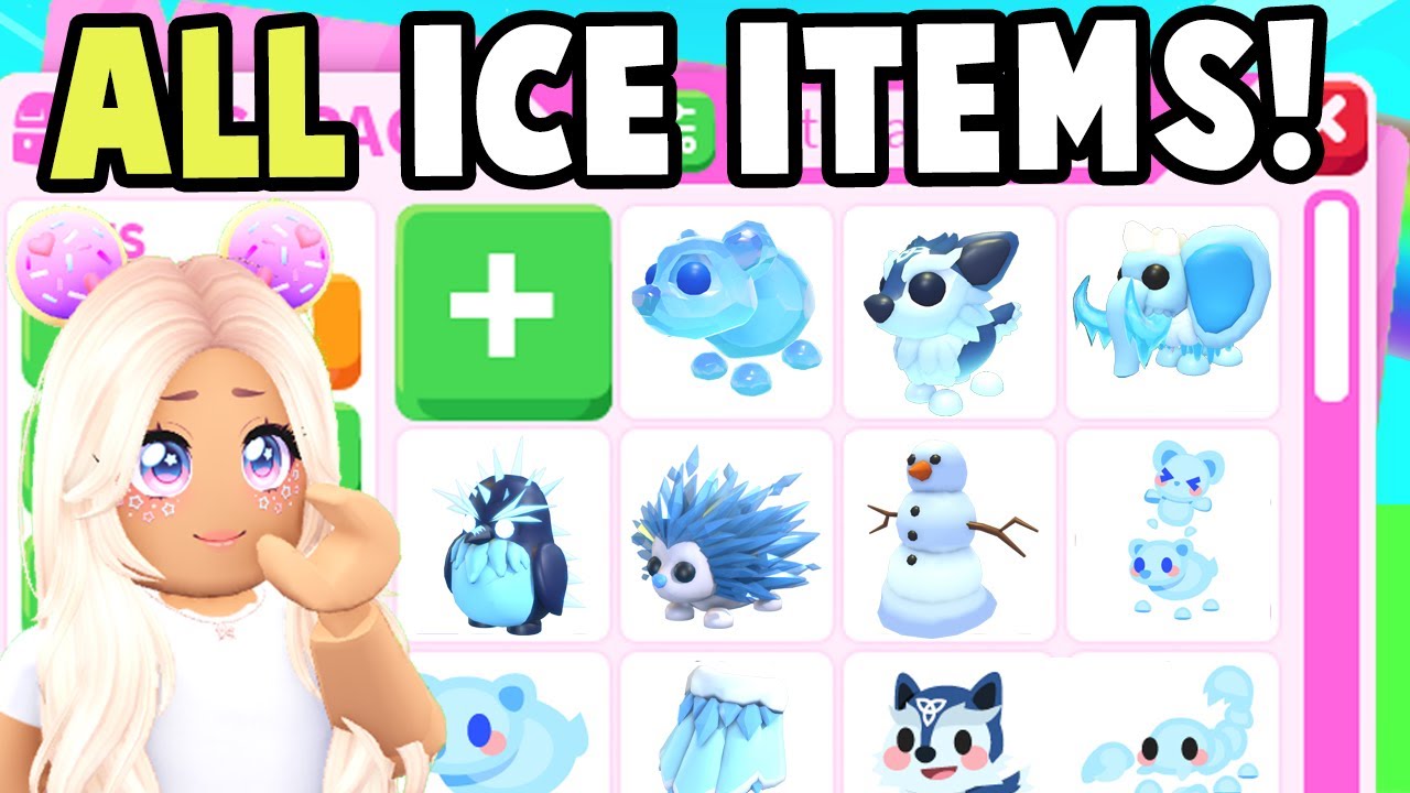 Получите ВСЕ 21 ПРЕДМЕТ ICE DIMENSION в Adopt Me!