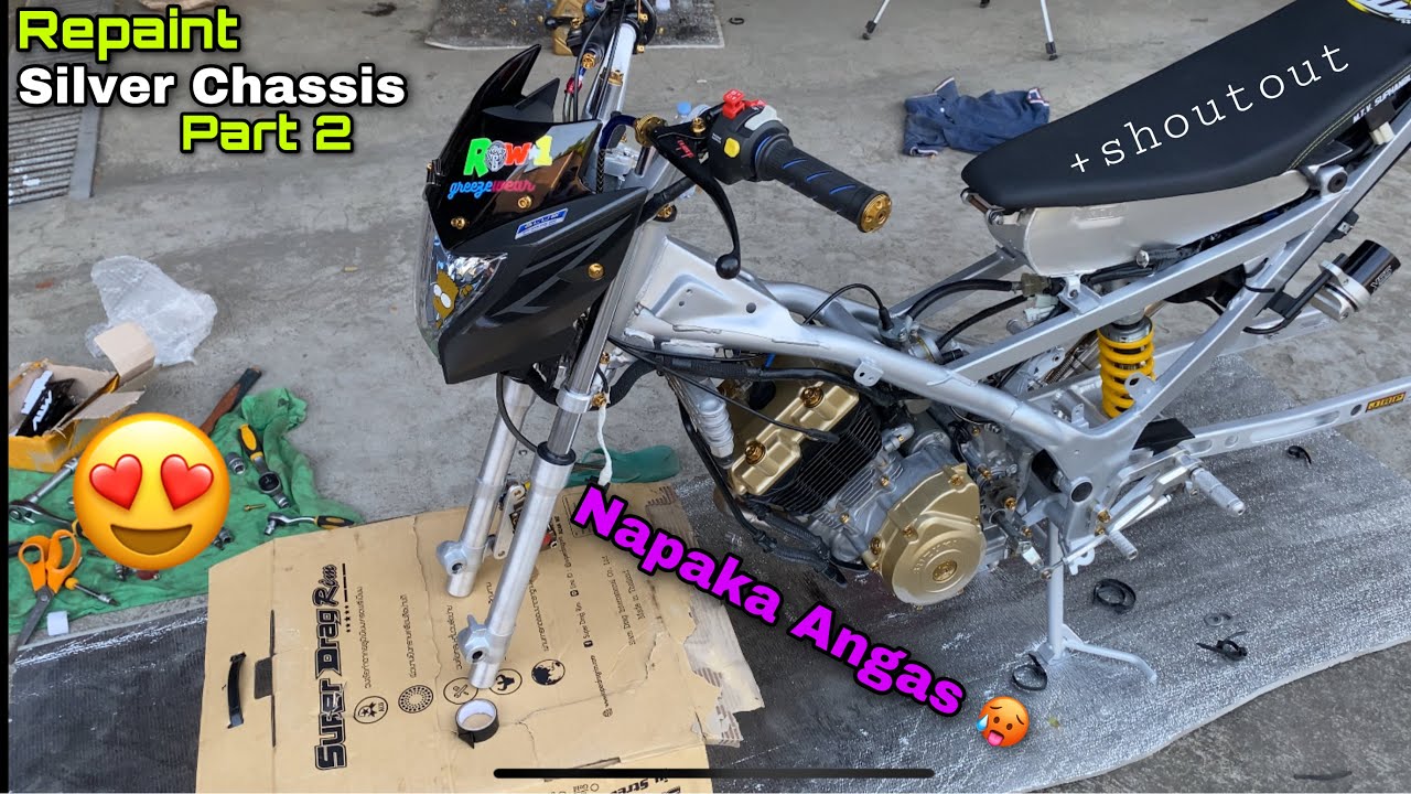 Silver Chassis Repaint Silver (Part 2) Raider150 | Andreu Cabagyo
