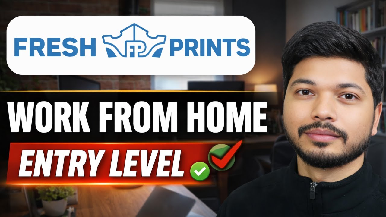Fresh Prints Work From Home Jobs 2026 🚨 Entry-Level Remote Hiring | Freshers Eligible!