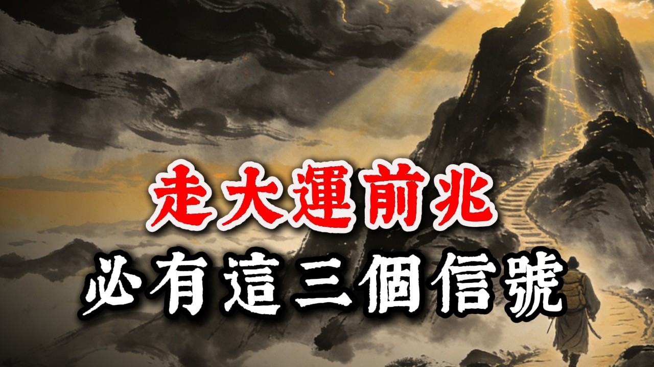 人生下半場，越是遭遇『這三種』倒霉事，越說明你快要『走大運』了！千萬別放棄，老天給你留了這條翻身訊號！#智慧 #人生感悟 #人間心理 #人情世故 #情感 #思維大全 #底層邏輯 #心理學 #謀略思維