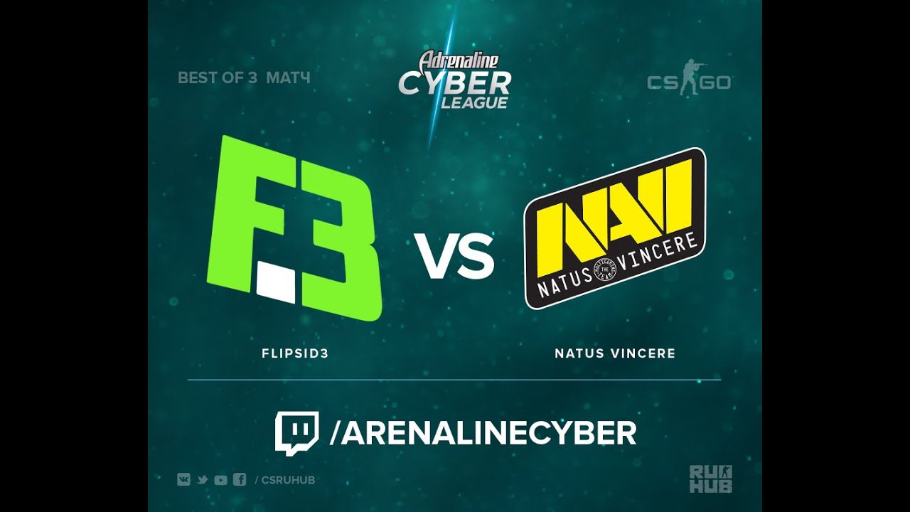 FlipSid3 vs Natus Vincere - Adrenaline Rush - map1 - de_nuke [Enkanis, SleepSomeWhile]