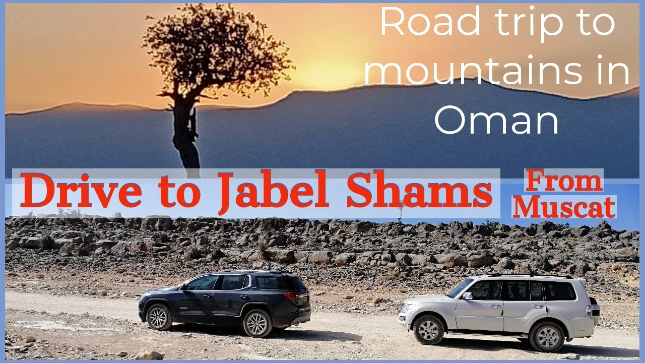 Drive to Jebel Shams from Muscat I Road Trip to Mountains in Oman I Travel Vlog #32