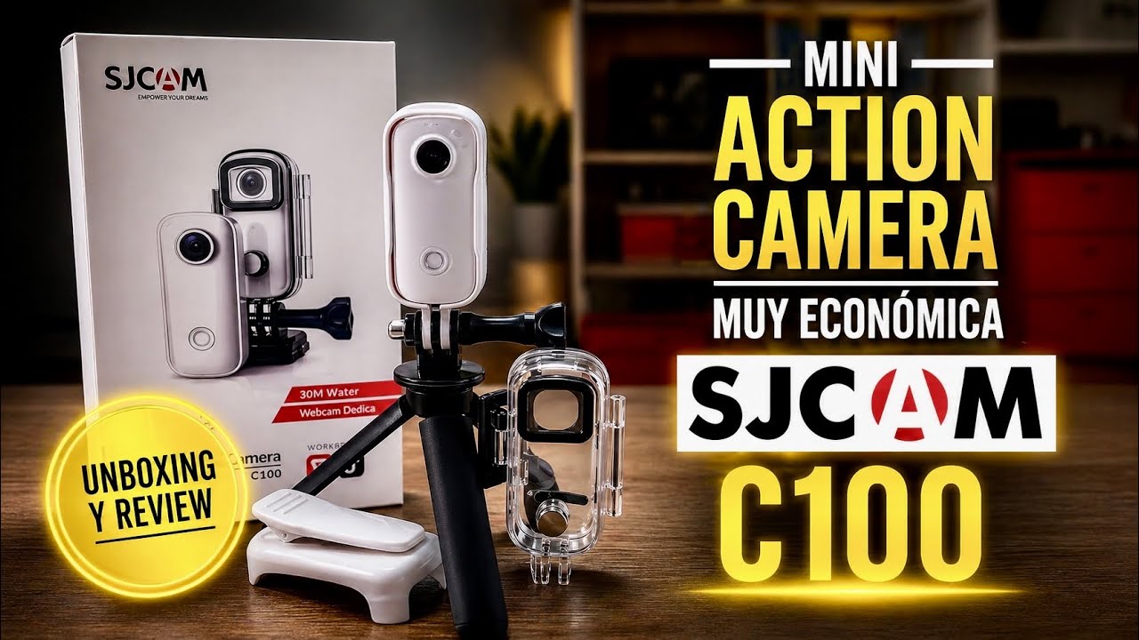 SJCAM C100 Mini Action Camera "Muy Económica", Unboxing y Review