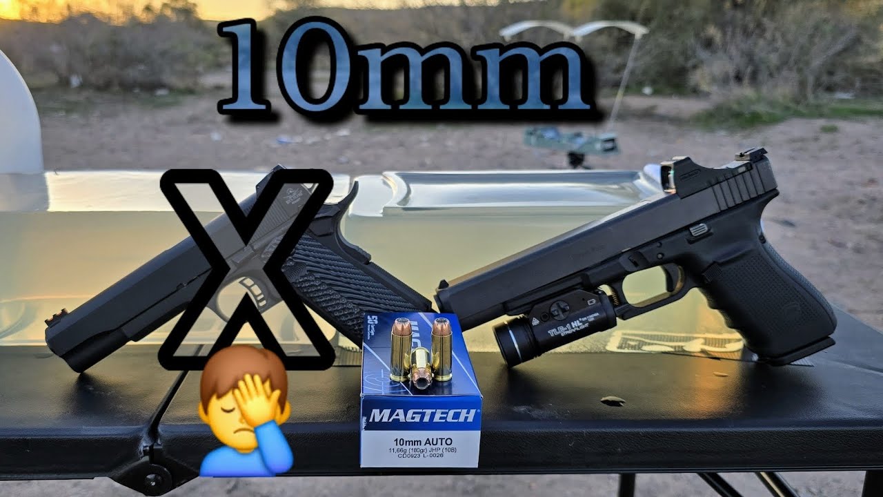 10 мм Magtech 180 г JHP Ballistics Gel Test
