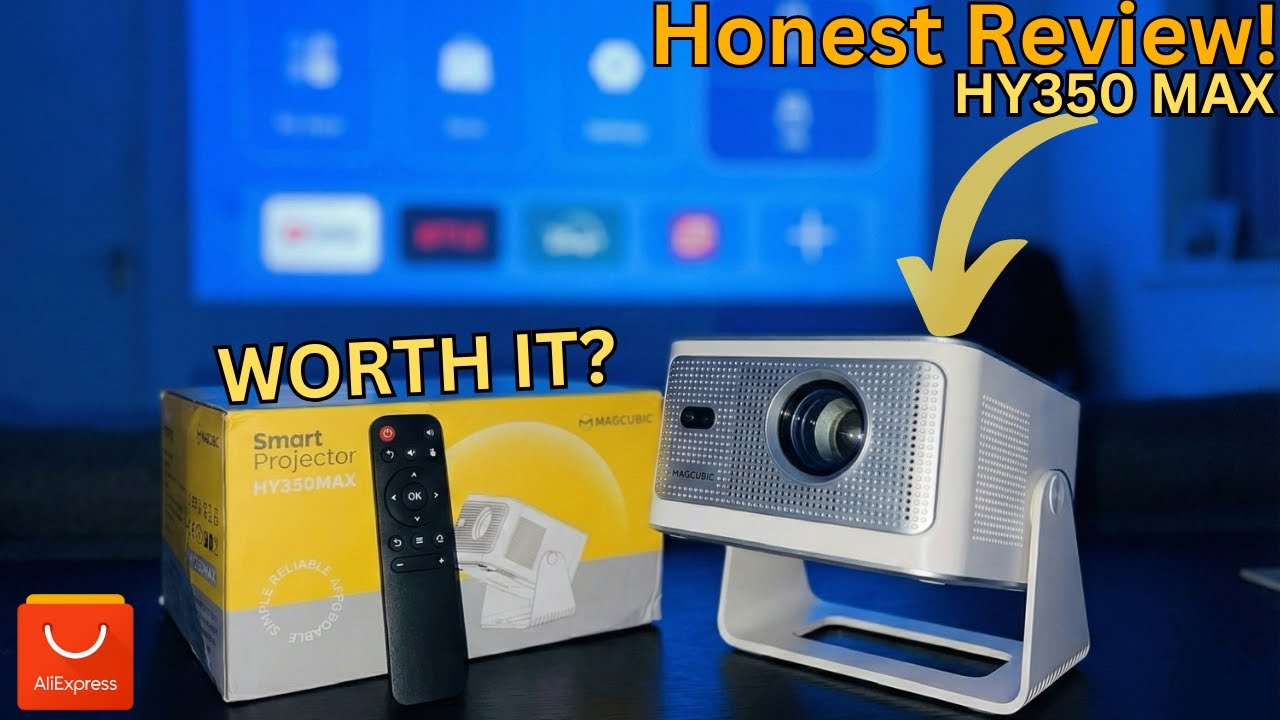 Обзор и настройка MagCubic HY350 Max! HY350 Max — лучший проектор MagCubic? Бюджетный проектор!