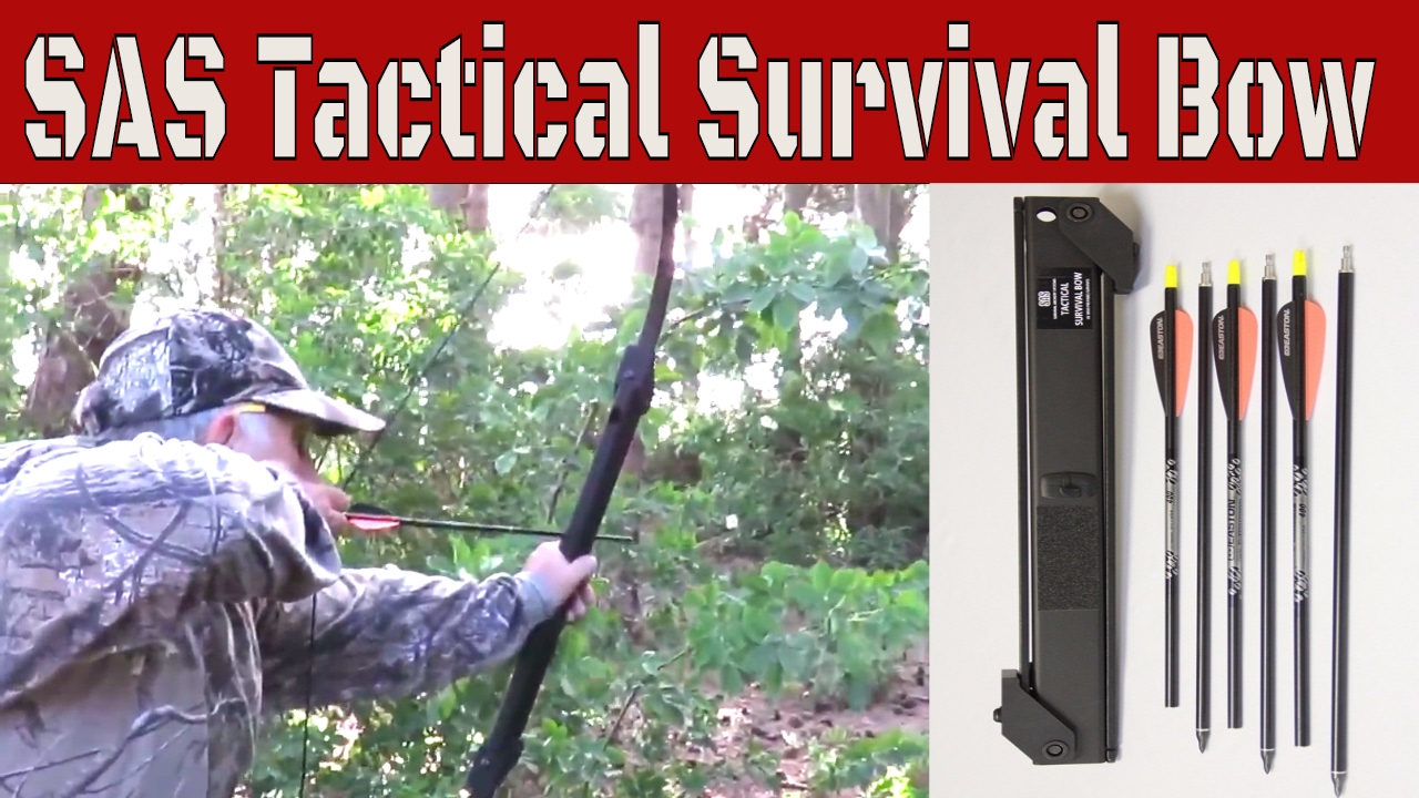 SAS Tactical Survival Bow System Review - The Best Compact Folding Bow For Preppers Survival.