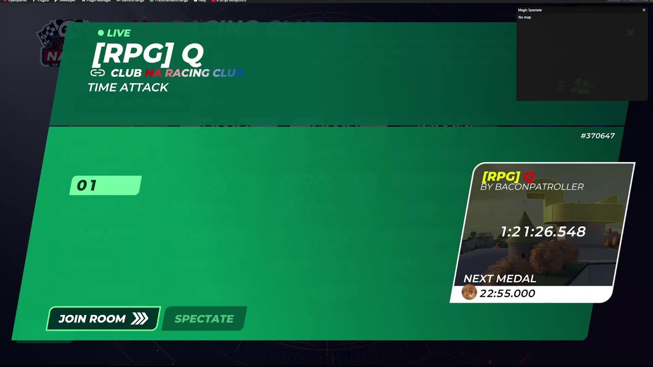 Quick run at Q before bedge (might not fin)