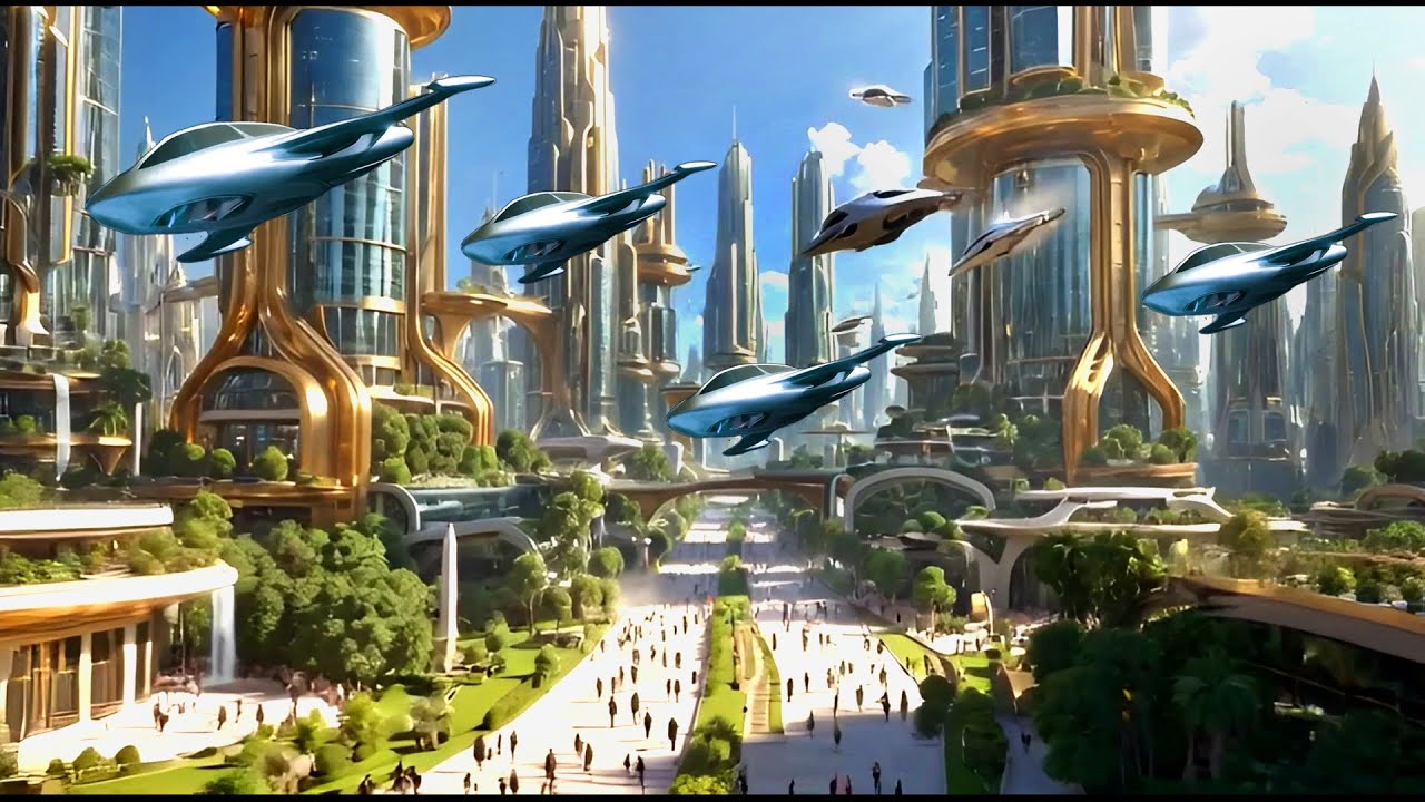 The City of Tomorrow  - AI Generated Future World Part -1