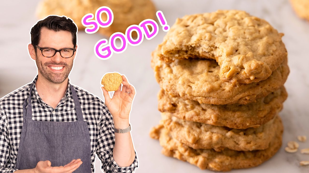 Peanut Butter Oatmeal Cookies with BRIAN!! | Preppy Kitchen